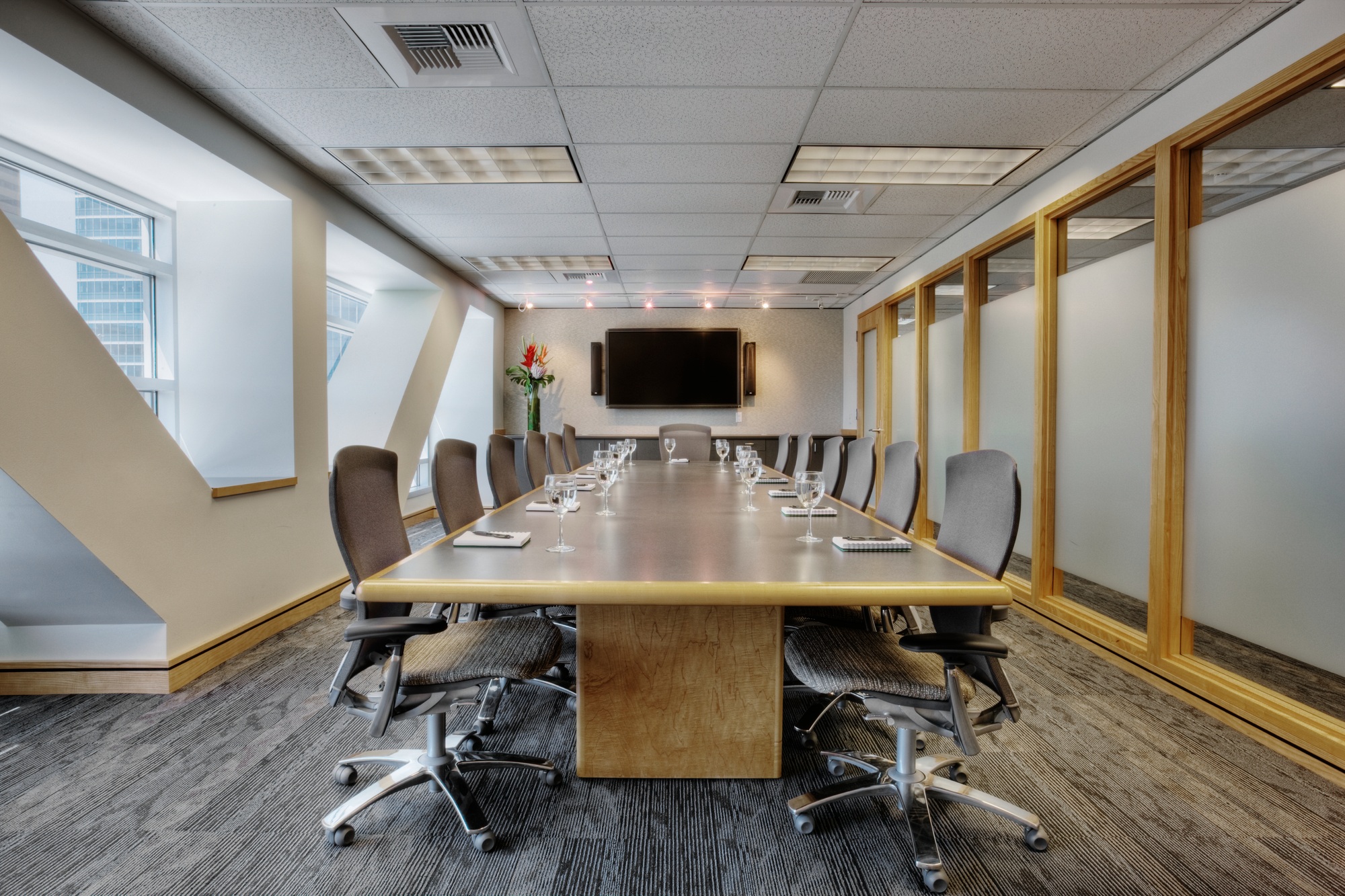 Empty conference room